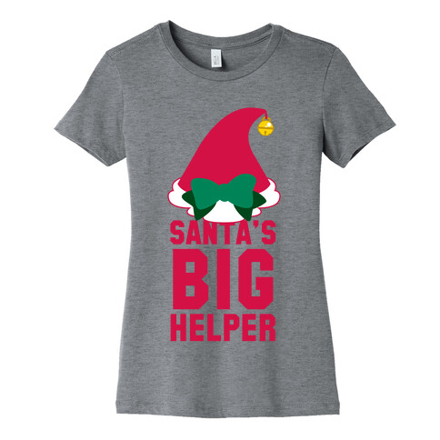 Santa's Big Helper Womens T-Shirt