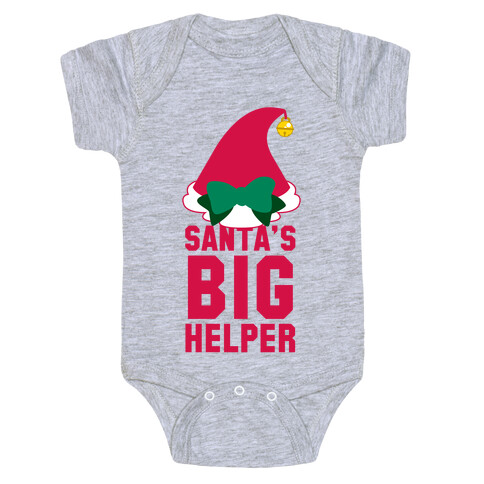 Santa's Big Helper Baby One-Piece