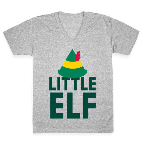 Little Elf V-Neck Tee Shirt