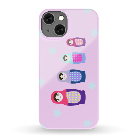 Cute Nesting Doll Family Phone Case