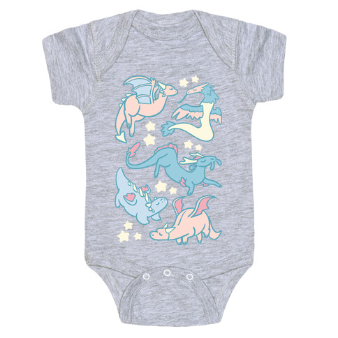 Dreamy Dragon Pattern Baby One-Piece