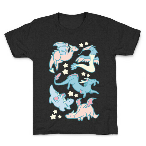 Dreamy Dragon Pattern Kids T-Shirt