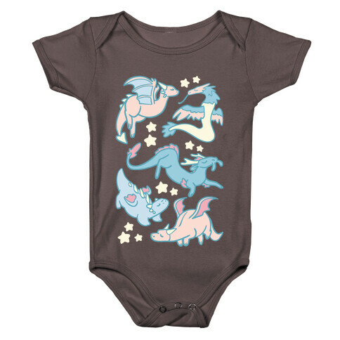 Dreamy Dragon Pattern Baby One-Piece