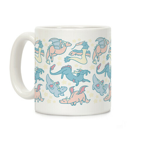 Dreamy Dragon Pattern Coffee Mug