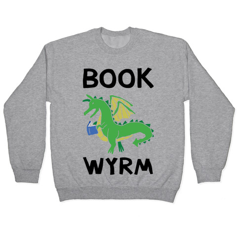 Book Wyrm Dragon Pullover