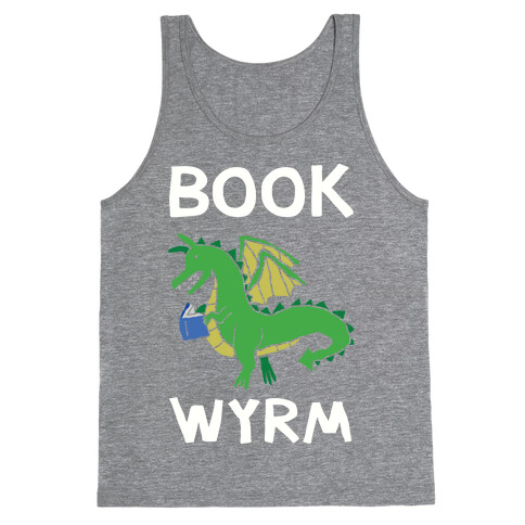 Book Wyrm Dragon Tank Top