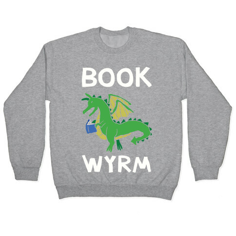 Book Wyrm Dragon Pullover