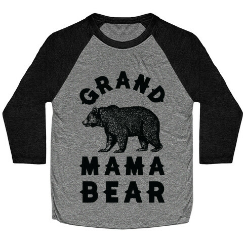 Grandmama Bear Baseball Tee