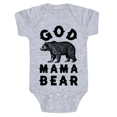 God Mama Bear Baby One-Piece