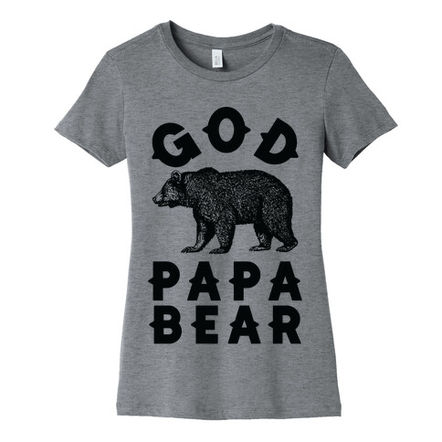 God Papa Bear Womens T-Shirt