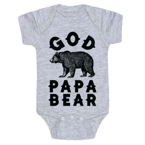 God Papa Bear Baby One-Piece