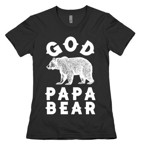 God Papa Bear Womens T-Shirt