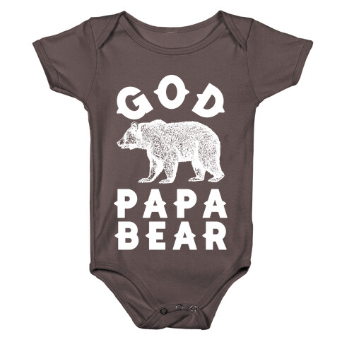 God Papa Bear Baby One-Piece