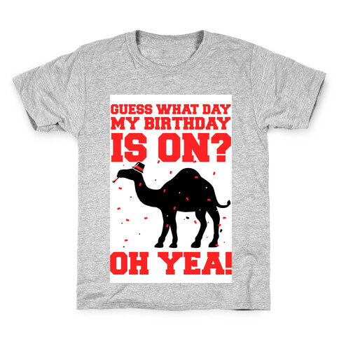 Guess What Day My Birthday is On? Kids T-Shirt