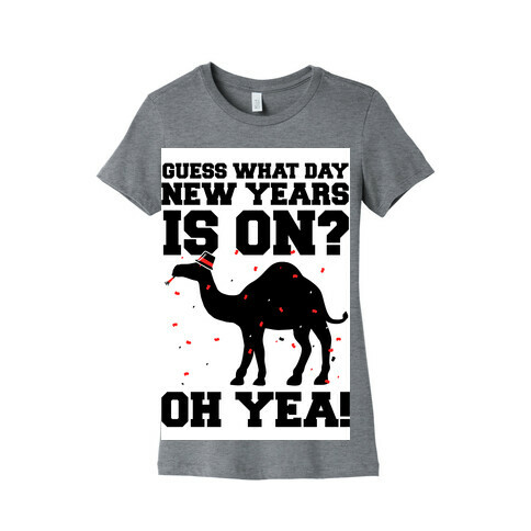 Guess What Day New Years is On? Womens T-Shirt