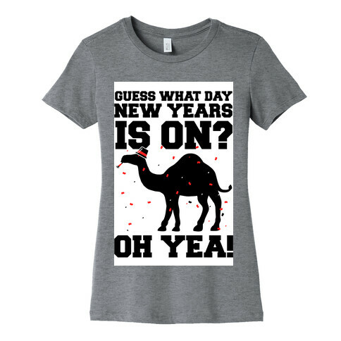 Guess What Day New Years is On? Womens T-Shirt