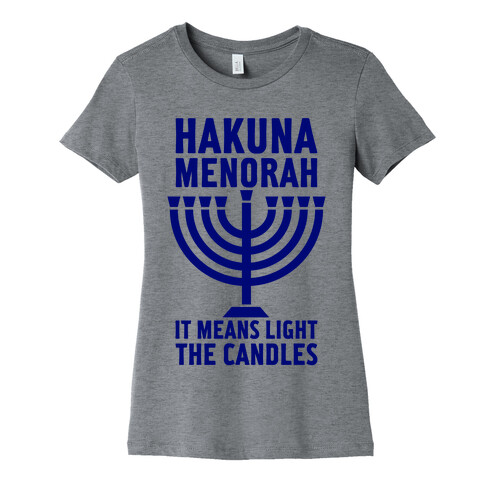 Hakuna Menorah Womens T-Shirt