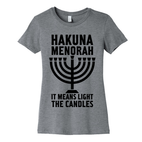 Hakuna Menorah Womens T-Shirt