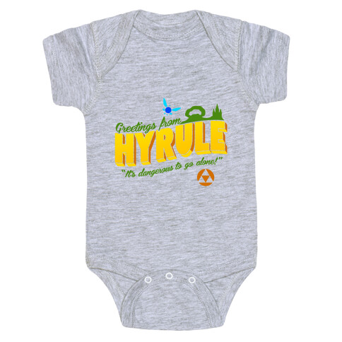 Greetings From Hyrule Baby One-Piece