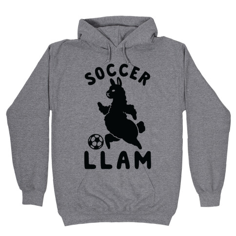 Soccer Llam Hooded Sweatshirt