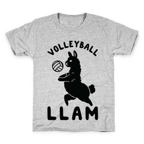 Volleyball Llam Kids T-Shirt