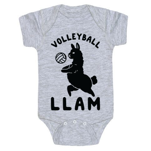 Volleyball Llam Baby One-Piece