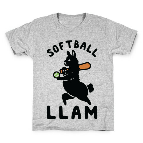 Softball Llam Kids T-Shirt