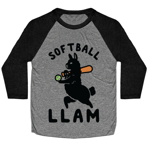 Softball Llam Baseball Tee