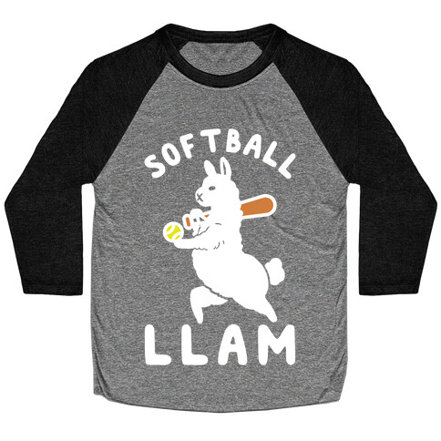 Softball Llam Baseball Tee