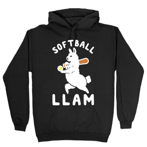 Softball Llam Hooded Sweatshirt