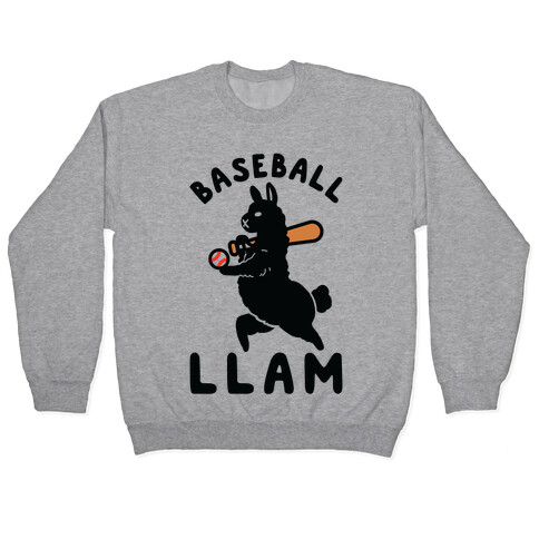 Baseball Llam Pullover