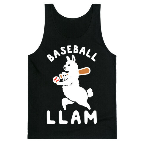 Baseball Llam Tank Top