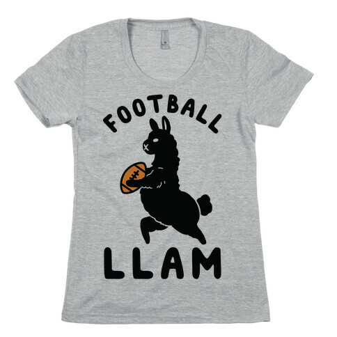 Football Llam Womens T-Shirt