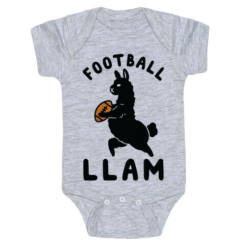 Football Llam Baby One-Piece