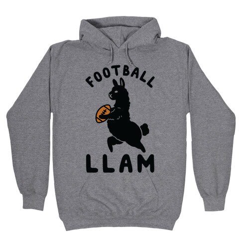 Football Llam Hooded Sweatshirt