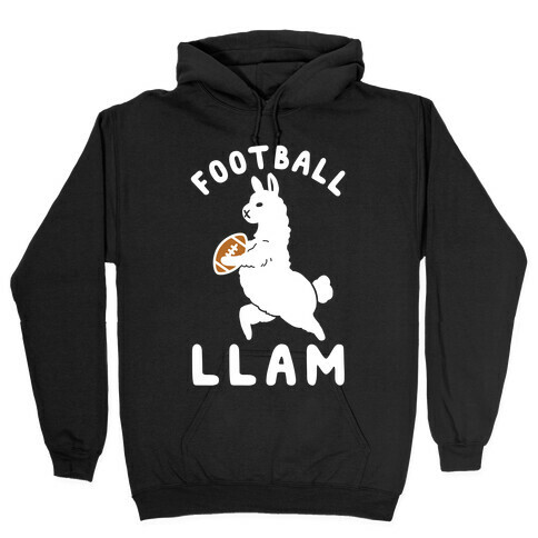 Football Llam Hooded Sweatshirt