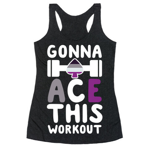 Gonna Ace This Workout Racerback Tank Top