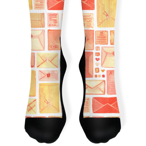 Love Letter Pattern Sock