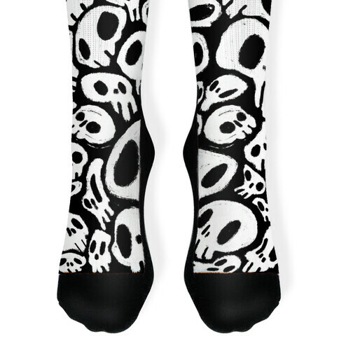 Soft Skulls Pattern Sock