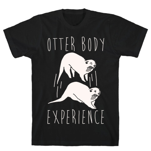Otter Body Experience White Print T-Shirt