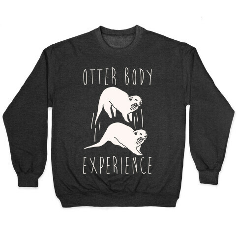 Otter Body Experience White Print Pullover