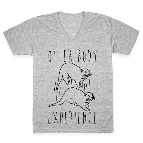 Otter Body Experience  V-Neck Tee Shirt