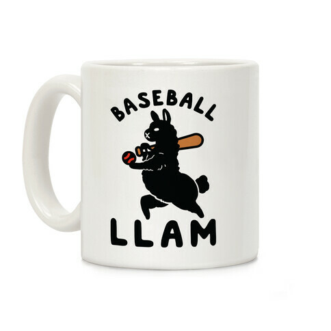 Baseball Llam Coffee Mug
