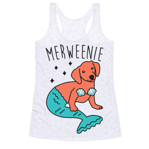 Merweenie Dachshund Racerback Tank Top