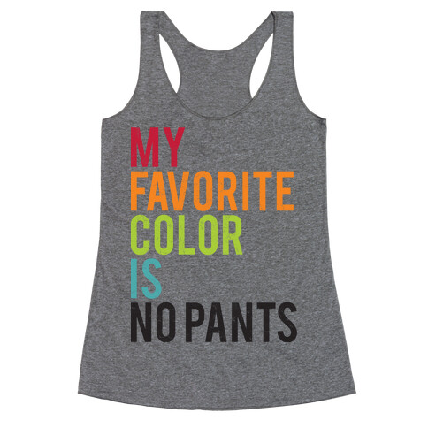 Favorite Color Racerback Tank Top