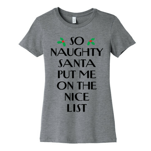 So Naughty Womens T-Shirt