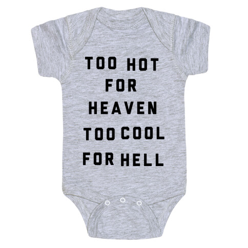 Too Hot Too Cool Baby One-Piece