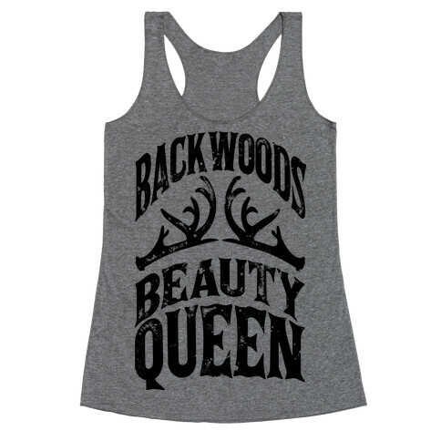 Backwoods Beauty Queen Racerback Tank Top
