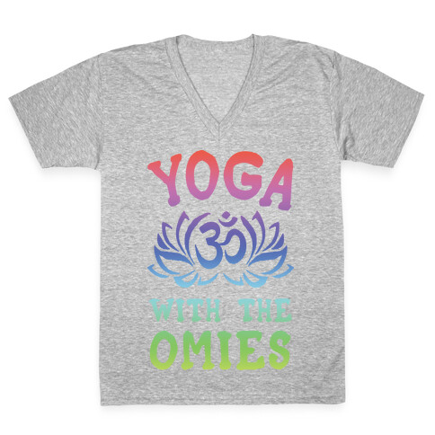 Yoga With The Omies V-Neck Tee Shirt