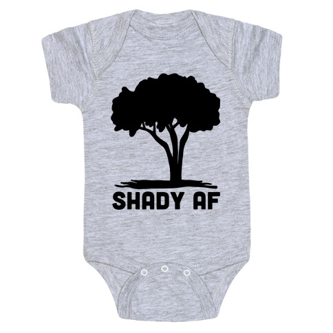 Shady AF - tree Baby One-Piece